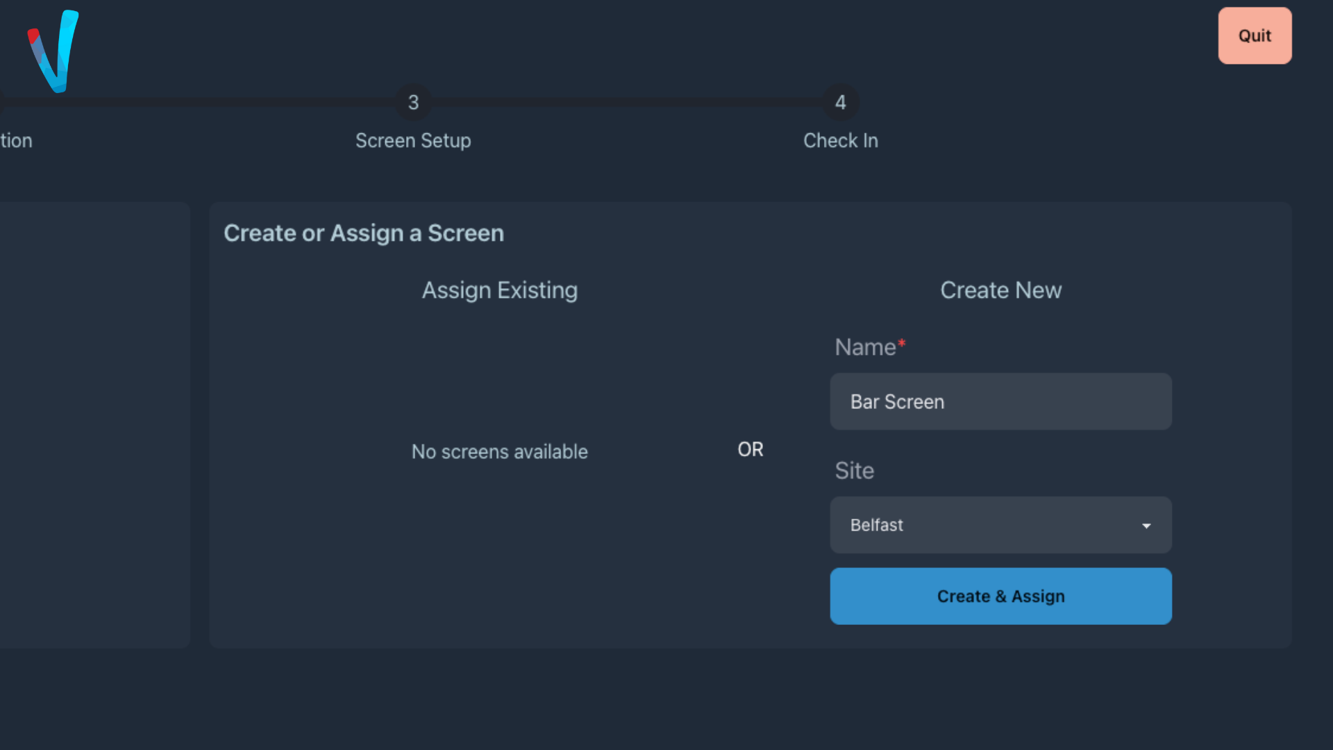 Create a Screen